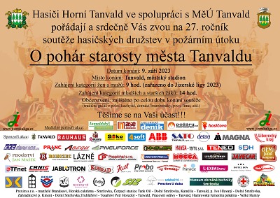 Autor foto:Archiv SDH Horní Tanvald Dobrovolní hasiči se utkají na městském stadionu v Tanvaldě