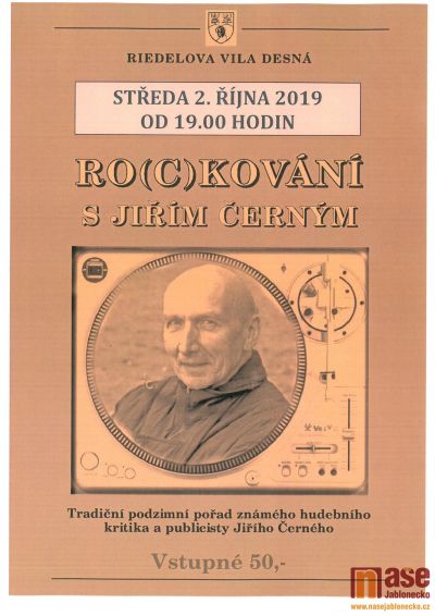 Ro(c)kování s Jiřím Černým se koná v Desné