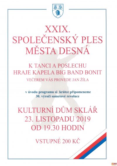 V Desné připravují XXIX. Společenský ples města Desná 