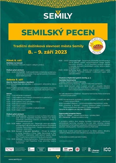 Autor foto:Archiv města Semily Semilský pecen obsadí podevatenácté park Ostrov