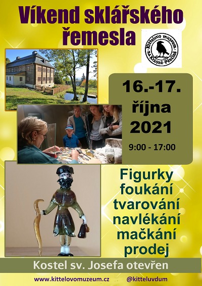 Víkend sklářského řemesla oživí Kittelovo muzeum