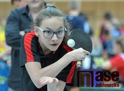 V jablonecké sportovní hale se o víkendu hrál stolní tenis