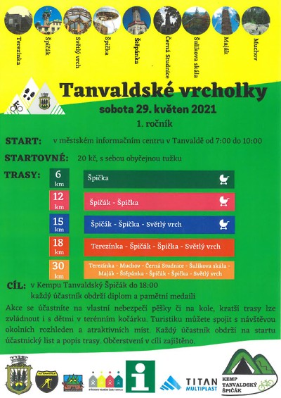 Turisté půjdou za Tanvaldskými vrcholky