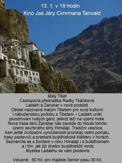 Cestovatelka Radka Tkáčiková bude v Tanvaldě vyprávět o Malém Tibetu