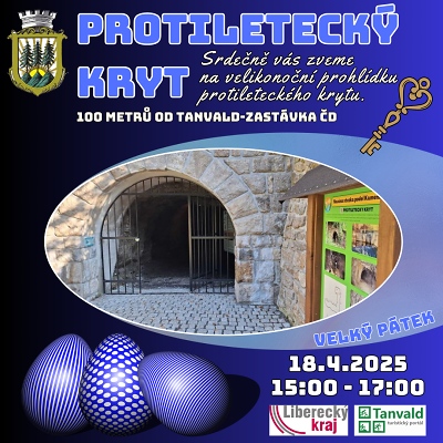 Velikonoční prohlídka protileteckého krytu v Tanvaldě