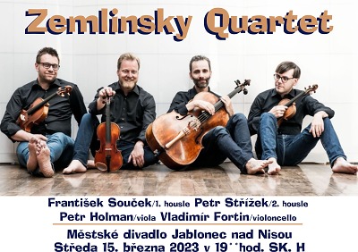 Zemlinsky Quartet hrál i v pěti a z jejich přednesu praskaly struny