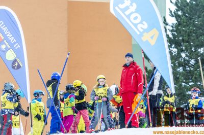 V Tanvaldě na sjezdovce se bojovalo o Maškovy vánočky