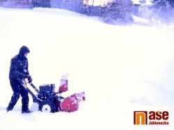 Zlatá Olešnice se probudila do bílého pekla