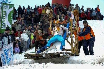 Skokanský můstek v Plavech se chystá na 18. ročník Letů na saních