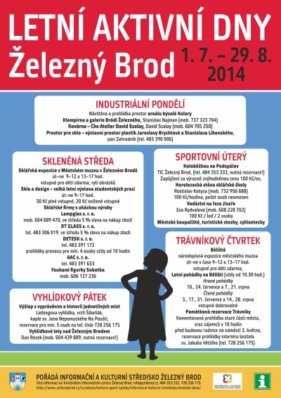 Aktivní dny v Železném Brodě opět přinášejí program na každý den