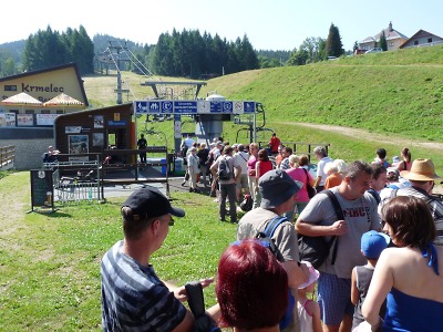 U lanovky na Špičák pořádají druhý ročník Albrechtické pouti