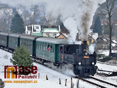 Obrazem: Zastávka andělského vlaku v Martinicích