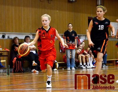 Konečně první vítězství žákyň pod koši