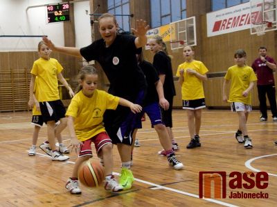 Nejmenší basketbalistky hrají Šmoulinka Cup