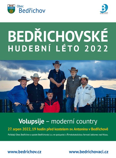 Bedřichovské hudební léto uzavře kapela Volupsije