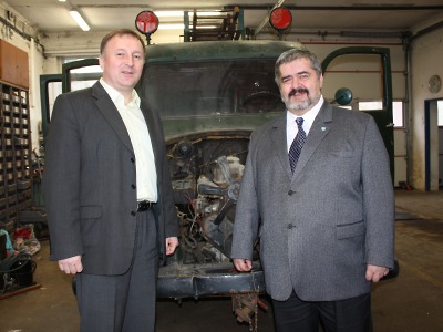 Vrkoslavická stříkačka čeká v Chrastavě na repasi