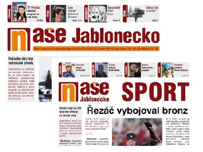 Týdeník Naše Jablonecko i s magazínem TV Pohoda