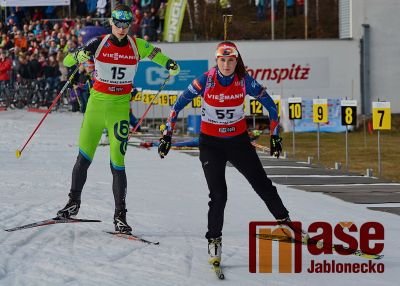 Obrazem: Biatlonová exhibice v Břízkách