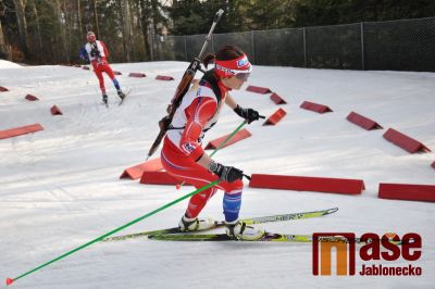 Titul z biatlonového mistrovství odváží také Vítková se Šlesingrem