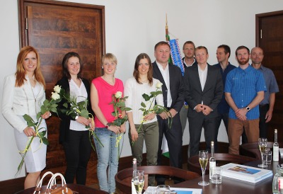 Primátor Jablonce pozval naši biatlonovou elitu na přátelské posezení