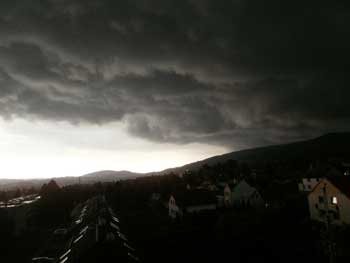 Čtenáři fotili bouřky na Jablonecku