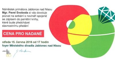 Cena pro nadané má v Jablonci svou premiéru