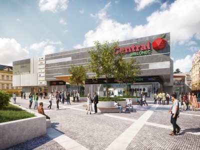 Výstavba Central Jablonec pokračuje, seznam nájemců se rozšiřuje