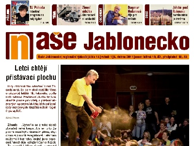 Čtrnácté číslo týdeníku Naše Jablonecko i s magazínem TV Pohoda