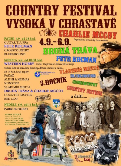 Na Farmu Vysoká u Chrastavy se sjedou milovníci koní a country muziky
