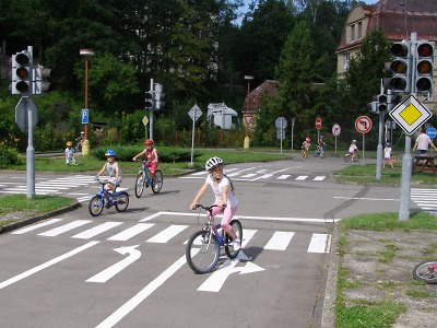 Jablonecké dětské dopravní hřiště je otevřené i o letních prázdninách