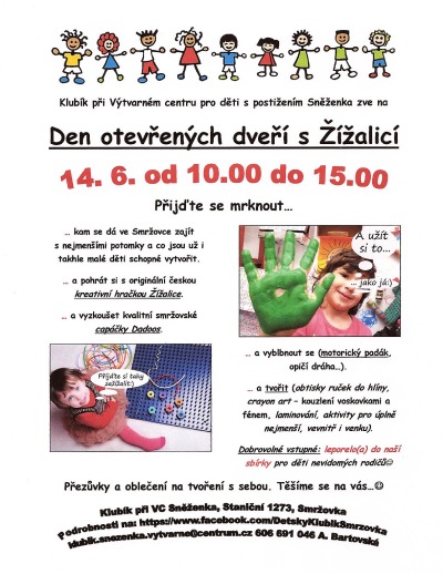 V klubíku na Smržovce pořádají Den otevřených dveří s Žížalicí