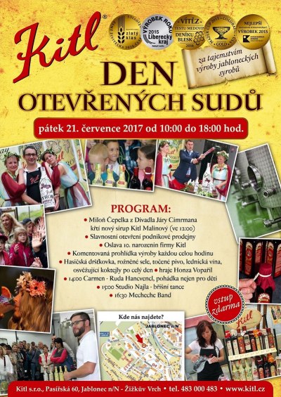 Den otevřených sudů pořádá společnost Kitl