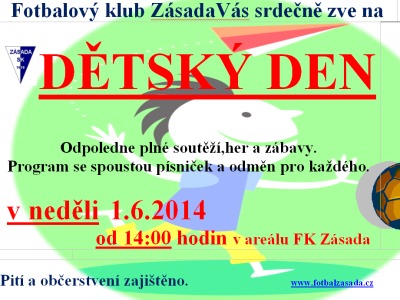 Na fotbalovém hřišti v Zásadě připravují na neděli dětský den