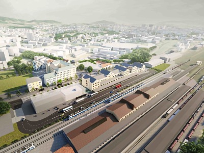 Liberecký kraj a Liberec pokračují v přípravě terminálu veřejné dopravy 