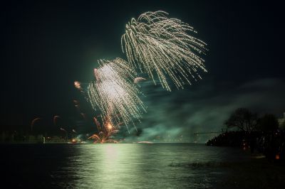 Obrazem: Ohňostroj na jablonecké přehradě