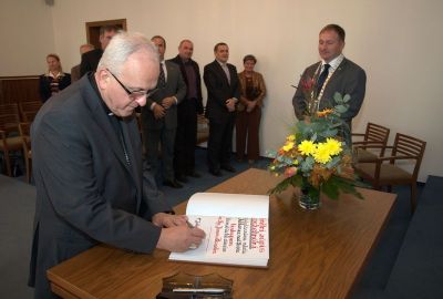 Biskup Jan Baxant požehnal statutárnímu městu Jablonec nad Nisou