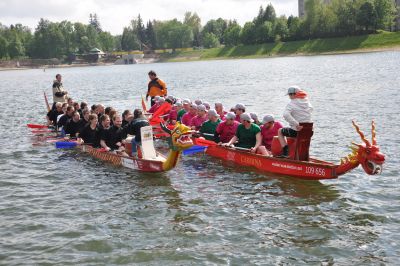 Jablonecký dračí den na přehradě