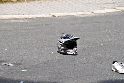 Obrazem: Nedal přednost motocyklu