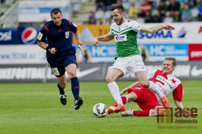 Obrazem: Fotbalová bitva Baumitu Jablonec se Slavií