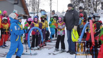 Na sjezdovce v Tanvaldě se závodilo ve slalomu
