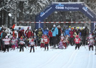 Na startu Mini Jizerské bylo 224 mladých lyžařů