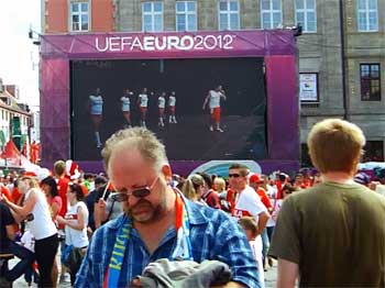 VIDEO: Češi v dějišti fotbalového šampionátu