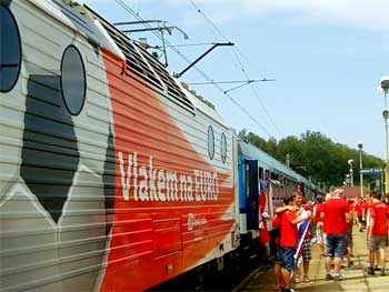 VIDEO: Vlakem na Euro