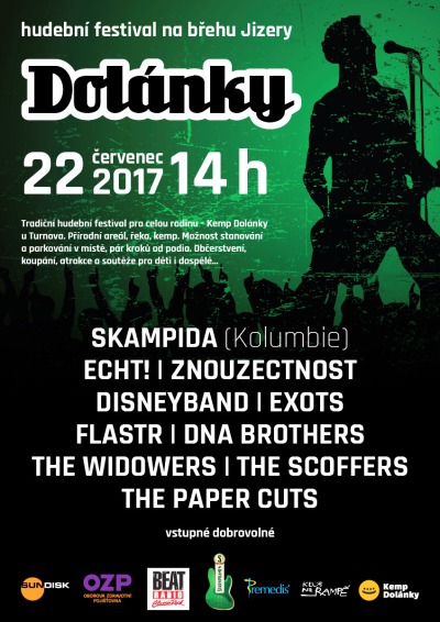 Festival Dolánky přivítá kromě českých kapel kolumbijskou Skampidu