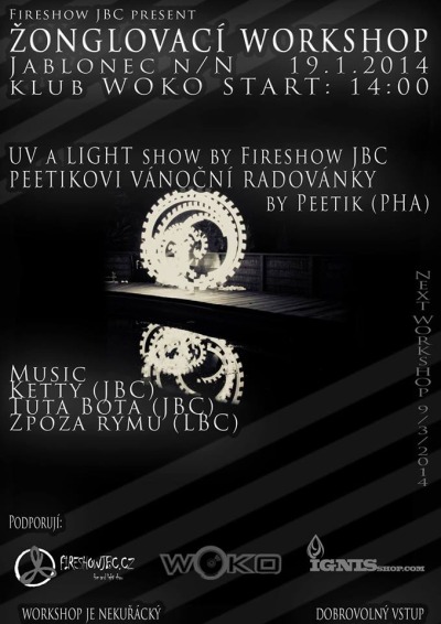 V klubu Woko pořádají další Žonglovací workshop