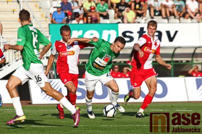Jablonec jednoznačně přehrál Slavii