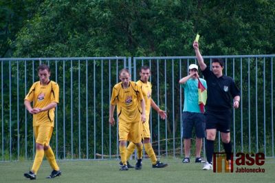 Pět gólů pěnčínského Mrklase do sítě béčka Velkých Hamrů