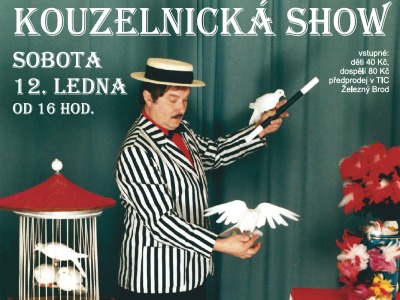 Vladimír Gernat ukáže svou kouzelnickou show v Železném Brodě