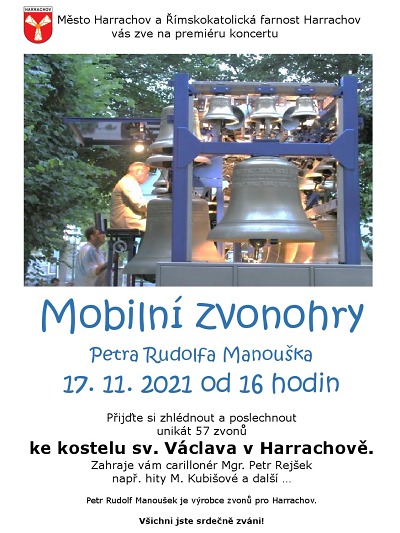 V Harrachově zazní zvonohra Rudolfa Manouška