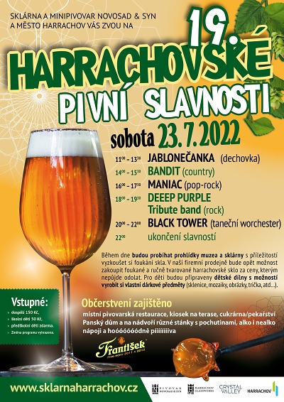 Autor foto:Archiv Sklárna Harrachov Harrachovské pivní slavnosti zvou podevatenácté do místní sklárny